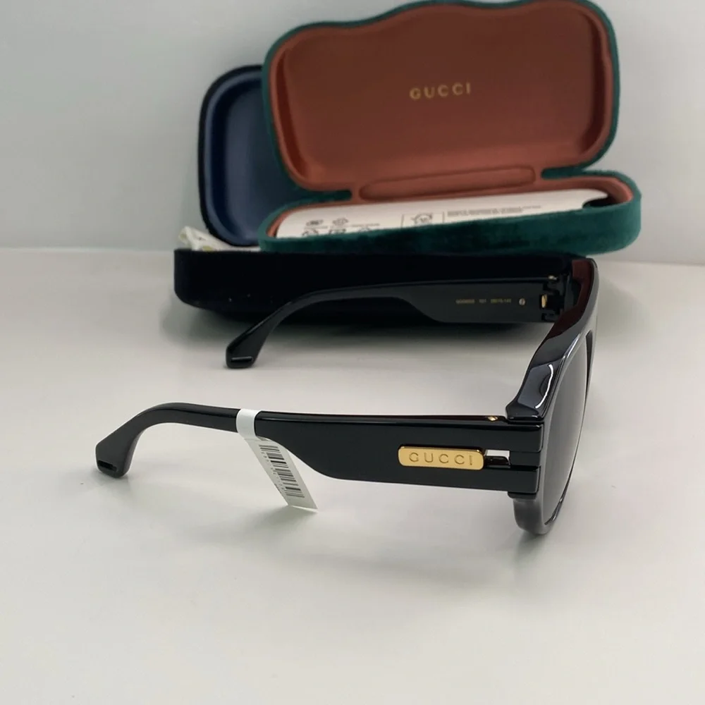 New Authentic Gucci GG0665S-001 58 Men's Sunglasses